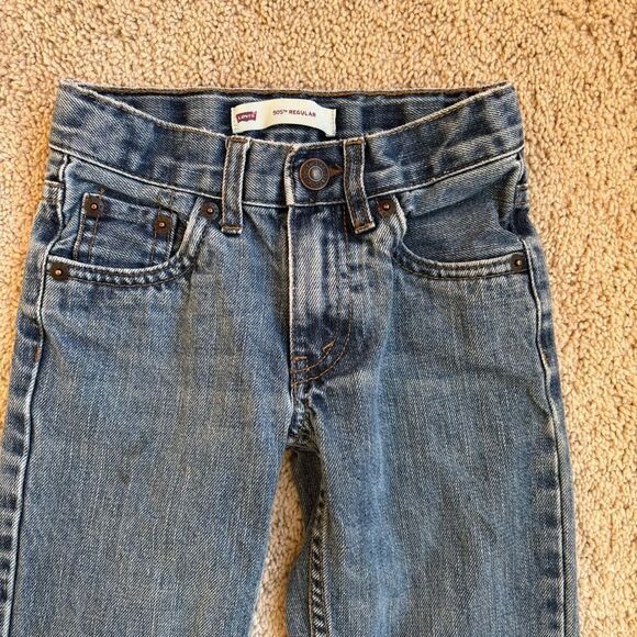 Vintage Levi’s 505 denim jeans kids size 6‎ slim adjustable waist - Picture 7 of 12